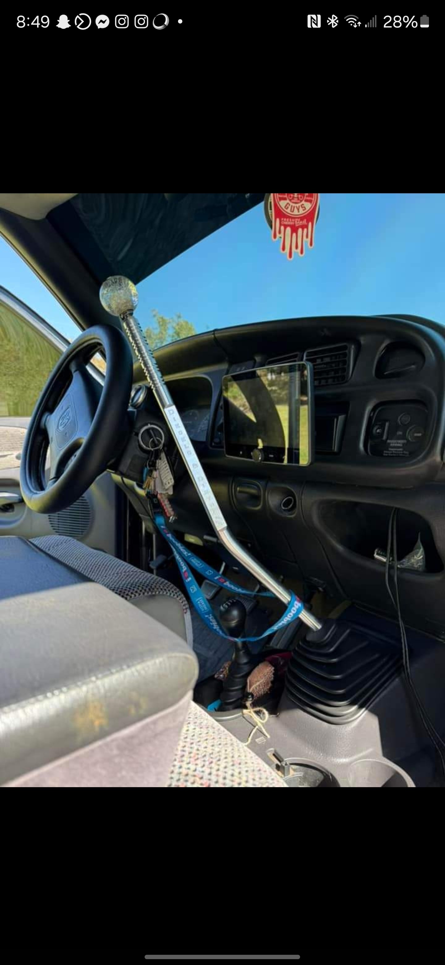 25" Cummins NV4500/5600 Shifter Single Bend