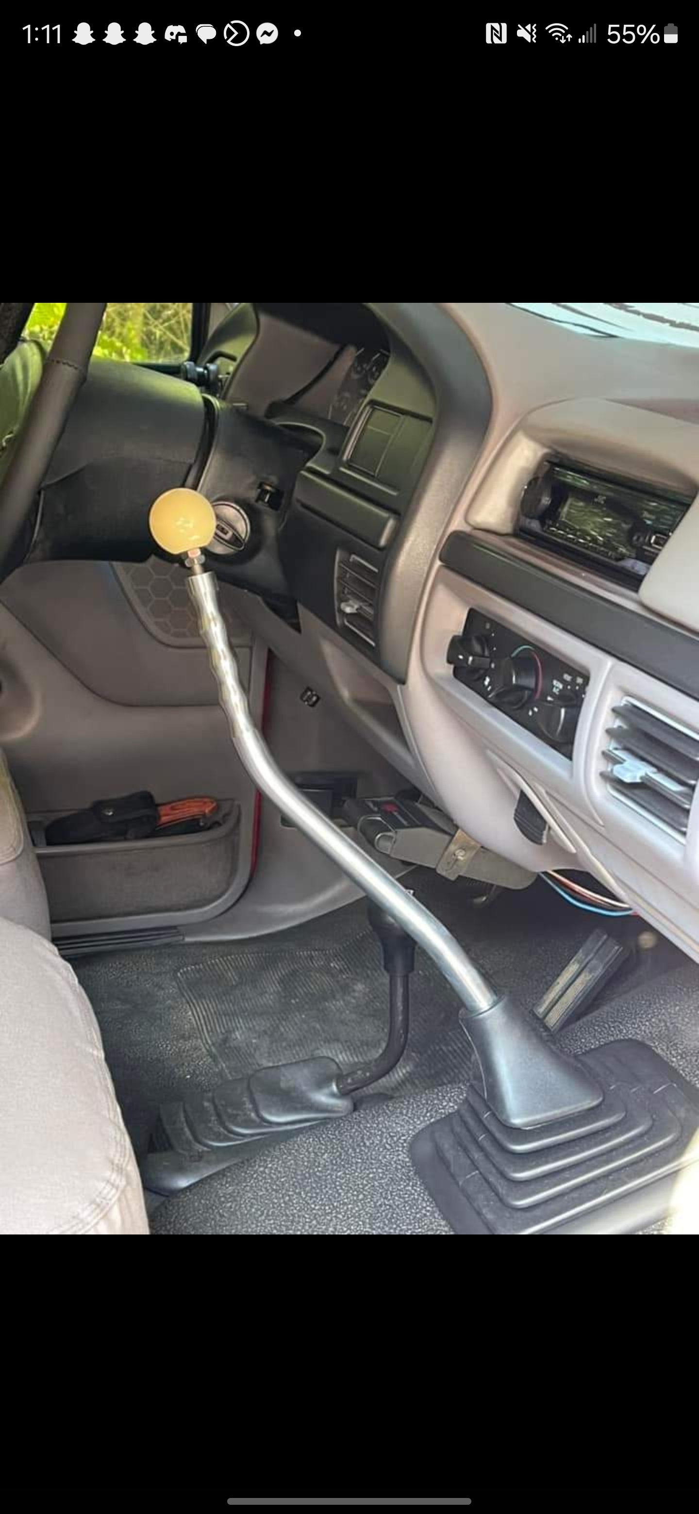 18" Powerstroke ZF-5/6 S Bend Shifter